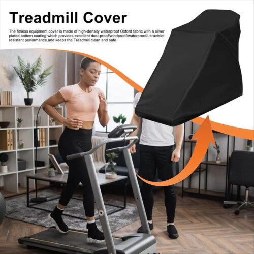 Treadmill Folding Cover Waterproof Sunscreen Cover Dustproof Silver 1
