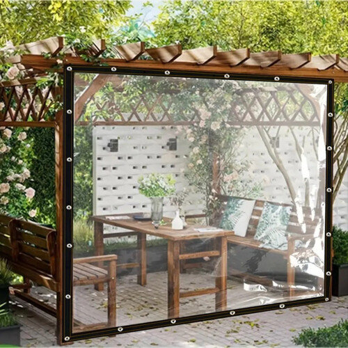 Διαφανές αδιάβροχο ύφασμα σκίασης, ελαφρύ, αδιάβροχο κάλυμμα 1