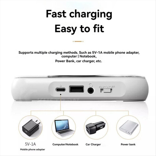 Bluetooth CD-speler Draagbare BT-luidspreker LED-scherm Stereospeler 2