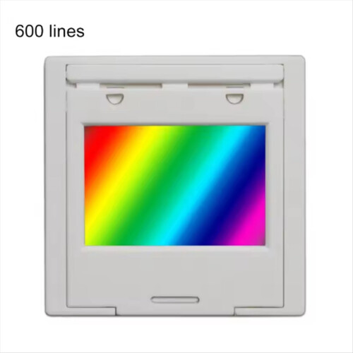Transmission Diffraction Grating with Frame Line Spectrophotometer D 1