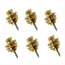 6pcs Gold Guitar with Nail Tail Nail Electric Guitar Anti-Slip Large