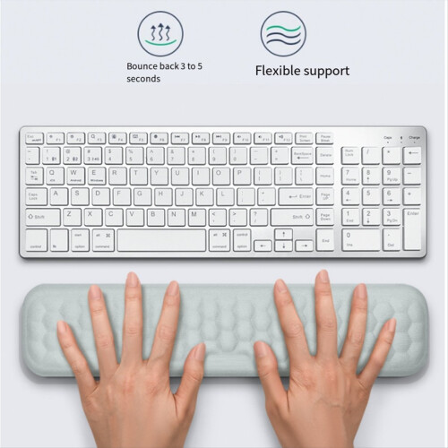 Almofada de proteção para mouse e teclado com textura de massagem 1