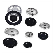 Set di cappelli da cucina, utensili pratici, bruciatori, corone e cappucci per fiamme