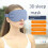 3D Eye Mask for Sleeping Hot Compress Massage Blindfold 5
