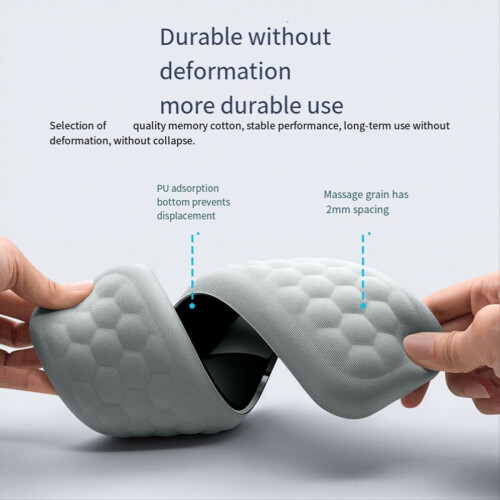 Almofada de proteção para mouse e teclado com textura de massagem 2
