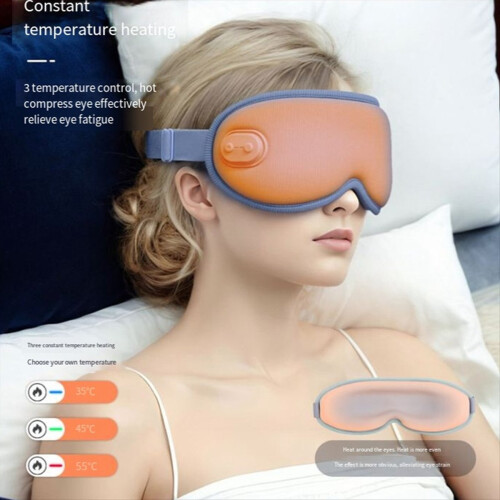 3D Eye Mask for Sleeping Hot Compress Massage Blindfold 2