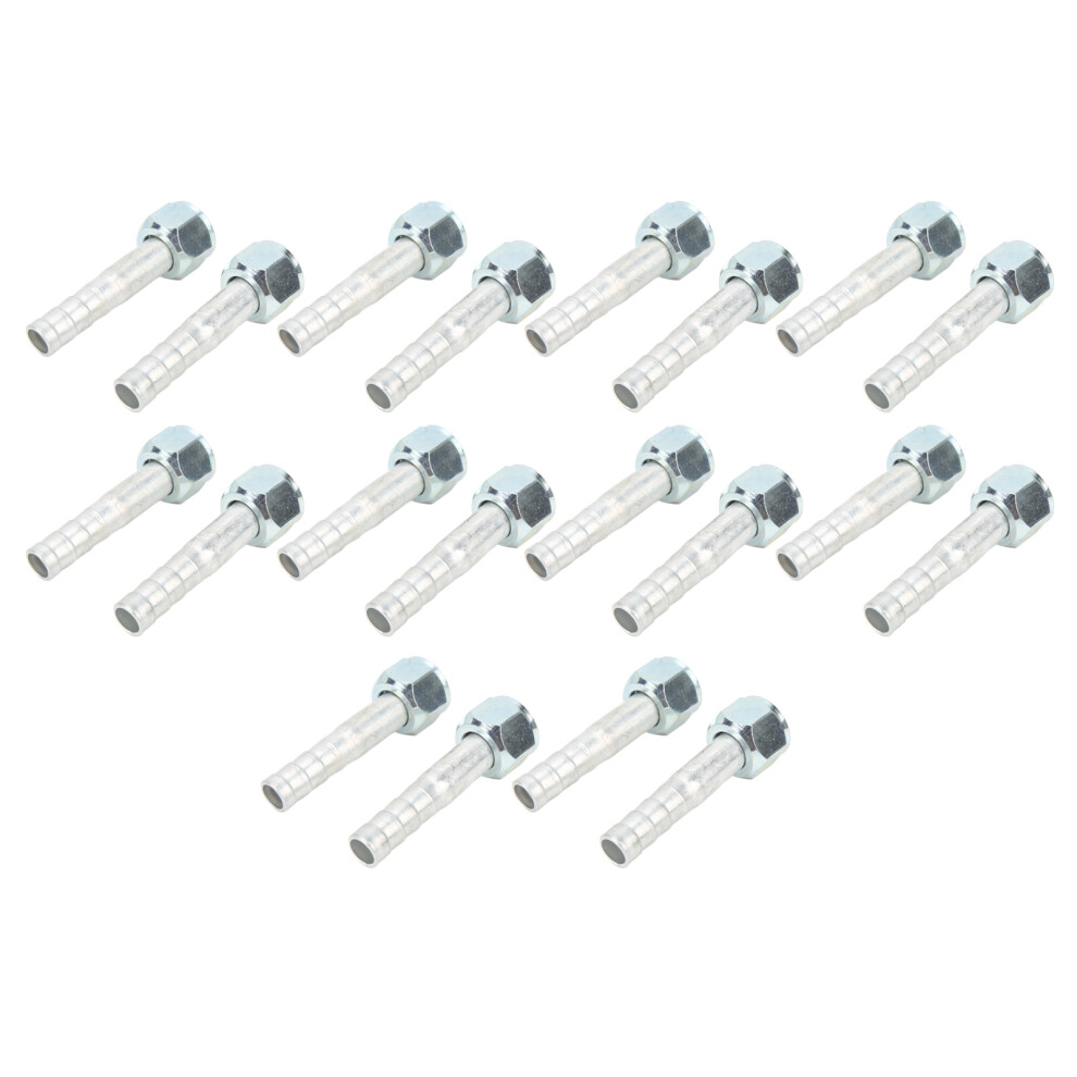 20Pcs Aluminum 5/8In Air Conditioning Hose Barb Fittings, Right Angle 180 9371355774337