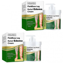 (2Pcs)FluidEase Leg Relief Edema Cream, Leg Therapy Anti-Edema Cream, Anti-Swelling, Reduces Edema & Puffiness