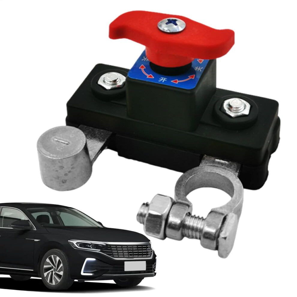 Battery Cut Off Control 12V/24V Auto Battery Quick Disconnect Heavy-Duty Automotive Terminal For Car, Boat, Rv, Truck 9354506547127