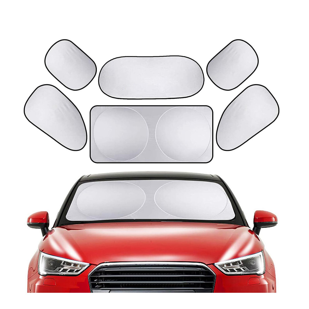 Car Windscreen Sun Shade For Toyota C-Hr Rav4 Fortuner 4Runner Land Cruiser Camry Foldable Windshield Uv Protection 9354506547288