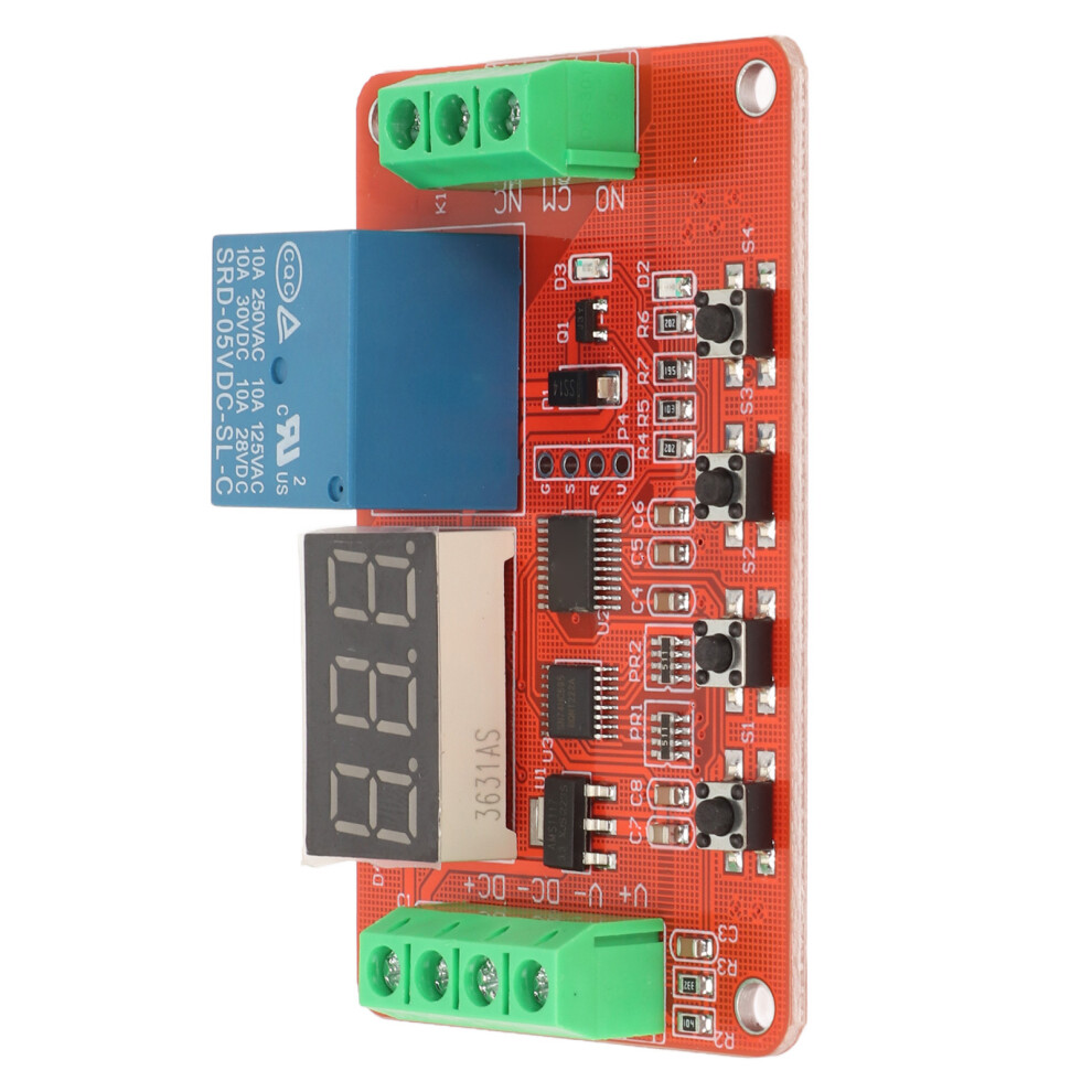Dvb01 Digital Voltage Comparator Module 0-99.9V 10A Relay Protection 8791355790143