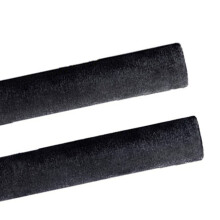 2 Stück Schwarzer Kühlschrankgriff-Überzug Weiches Polyester-Baumwolle Universeller Schutz