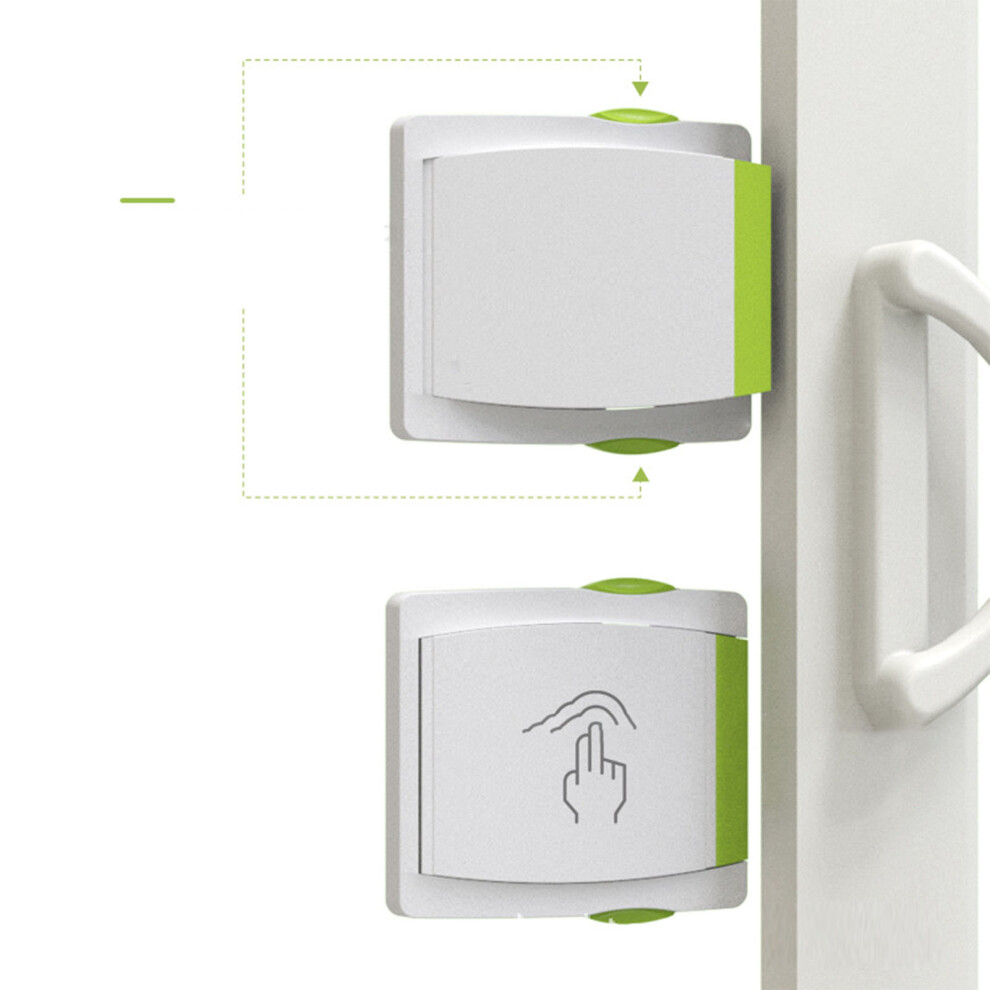 Sliding Glass Door Child Lock – Plastic Baby Safety Lock Green