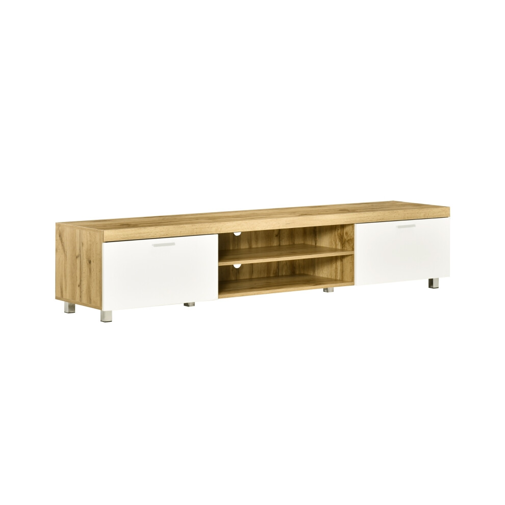 TV Unit Cabinet for Up to 90-Inch TVs Modern Entertainment Center with Storage Shelf for Living Room and Bedroom in Black Finish-image-OPC-PMG2Y88-NEW