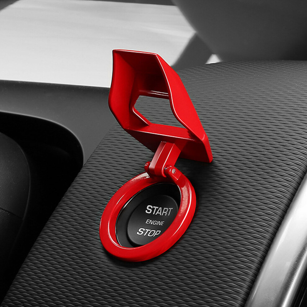 Universal Zinc Alloy Ignition Key Switch Cover 5X4cm Car Decor 8201355803632