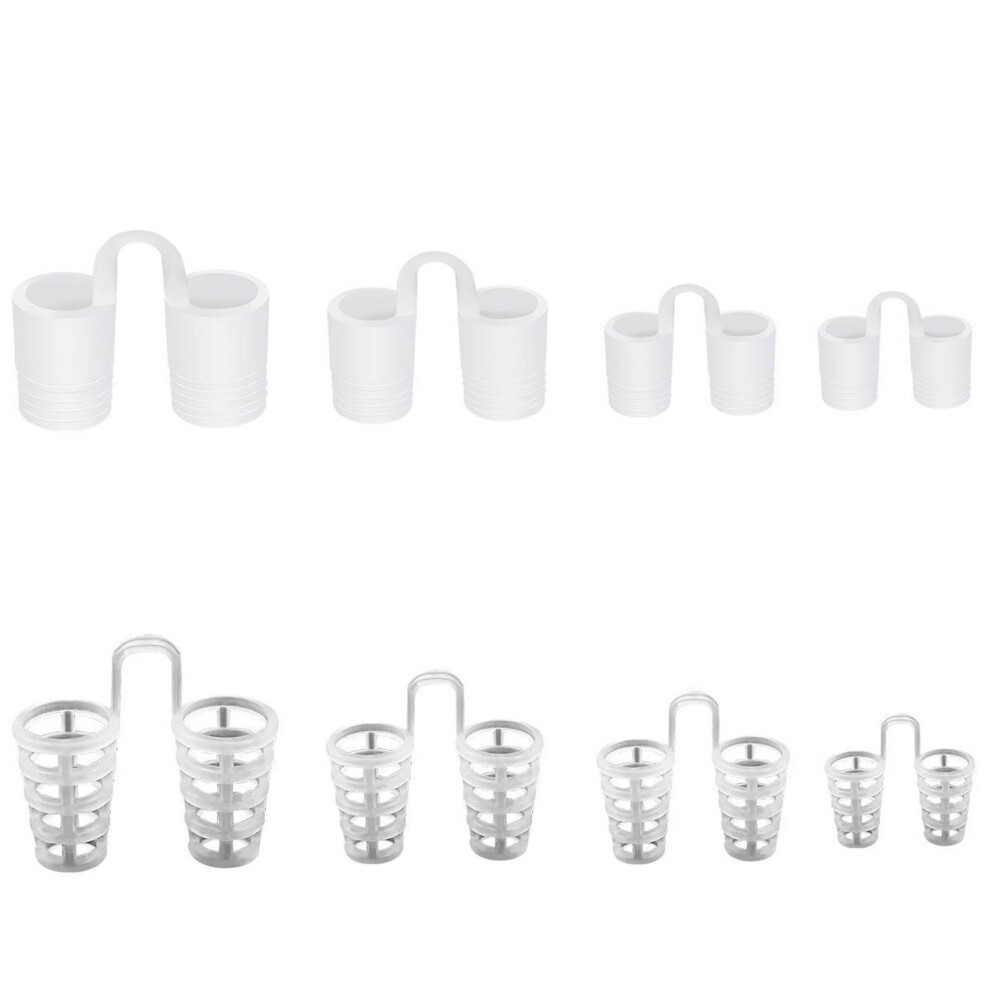 8pcs Silicone Nasal Dilator Clip for Snoring Relief - Unisex Solution