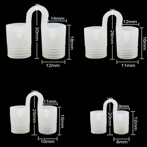 8pcs Silicone Nasal Dilator Clip for Snoring Relief - Unisex Solution 2