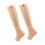 Flesh Color L/XL Zipper Compression Socks Nylon Soft Breathable 1