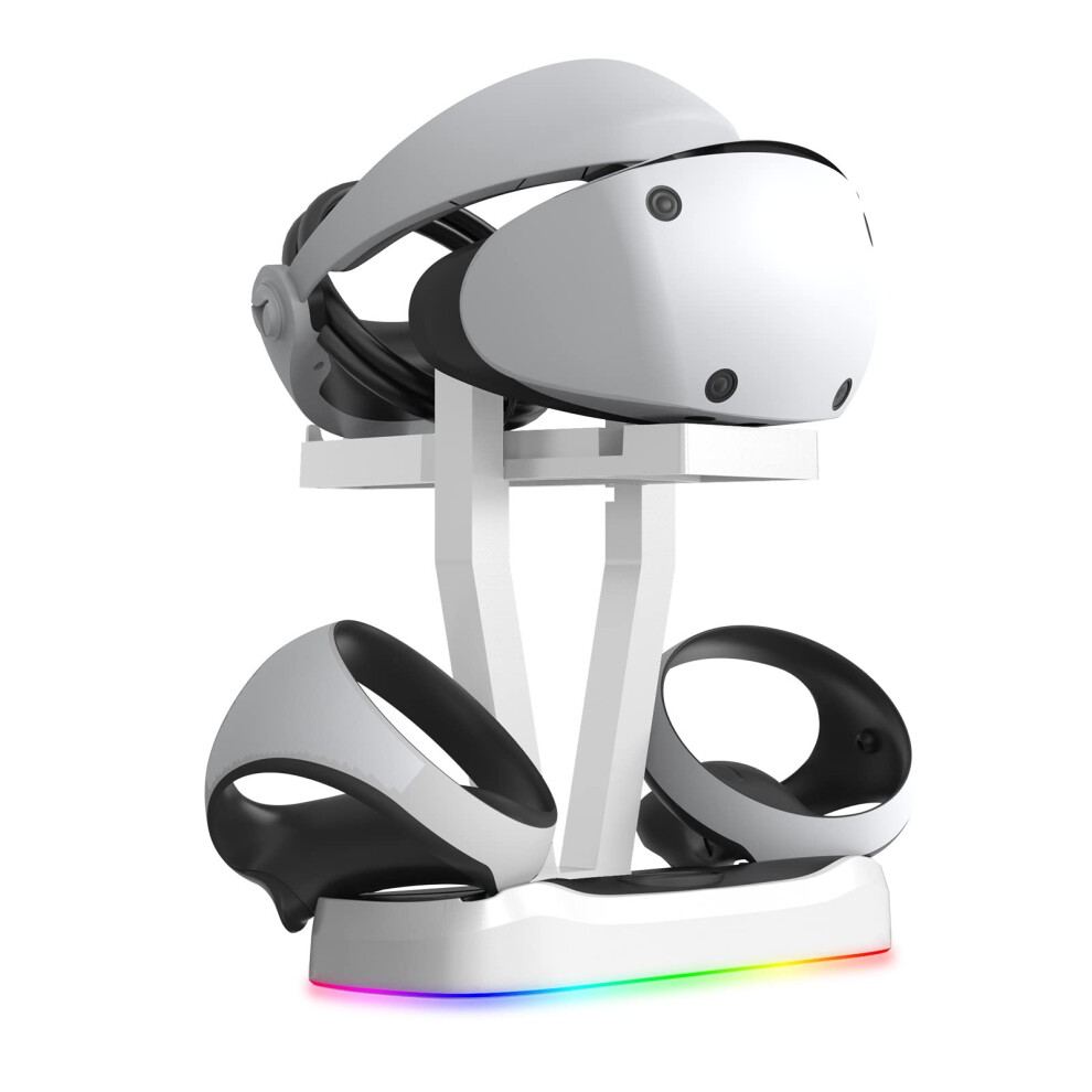 Charging Station For Psvr 2 Controller Rgb Lighting Dock With Headset Display Stand Psvr 2 Accessories 9067246334949