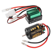 Brushed Motor ESC Combo 540, Waterproof, Green, 80T 53mm Size