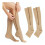 Flesh Color L/XL Zipper Compression Socks Nylon Soft Breathable 6