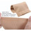 Flesh Color L/XL Zipper Compression Socks Nylon Soft Breathable 3