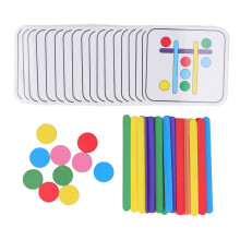 Buntes Stick-Puzzle-Spielzeug für Kinder, Farbe,