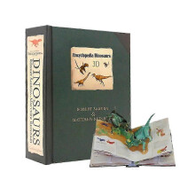 (As show, One size) 3D Encyclopedia Prehistorica Dinosaurs, The Pop-Up Educational Booksi