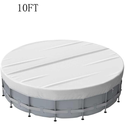 Solar Covers for Round For Above Ground Pools 12Ft Silver Foldable Easy To Use 2