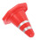 Compact 50Pcs Mini Traffic Cone Toys - Bright Durable & Versatile 11