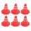 Compact 50Pcs Mini Traffic Cone Toys - Bright Durable & Versatile 14