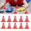 Compact 50Pcs Mini Traffic Cone Toys - Bright Durable & Versatile 15