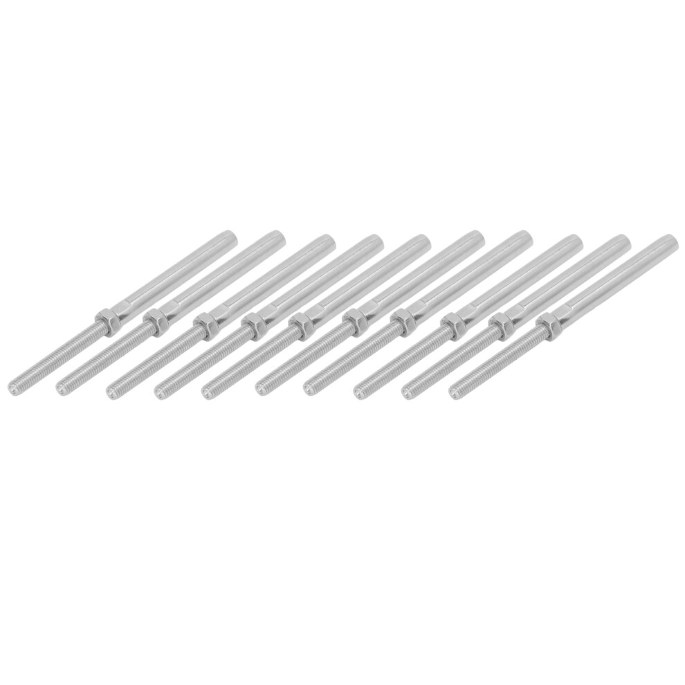 Versatile 10Pcs M5 3Mm Stainless Swage Lag Screws For Industrial Use 6931355827674