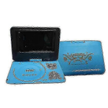 (As show, Black1) Portable All-in-One DVD EVD Player for Europe with CD TV Compatibility, Ideal for Home Theater Watching and Singing for Elderlym