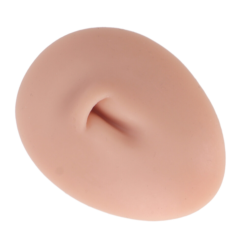 3D Soft Belly Model with Acrylic Stand for Piercing Training Medium Skin Tone
