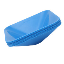 10 Stück Leuchtende Stapelbare Trainingskegel 17,7x17,7x5cm Blau