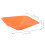 10PCS Bright Orange Training Cones, 17.7x17.7x5cm, Stackable 12