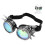 Rainbow Kaleidoscope Rave Goggles Adjustable Crystal Lenses Steampunk 15