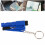 Mini Auto-Glasbrecher, Sicherheits-Hammer, Blau, Multifunktional 9