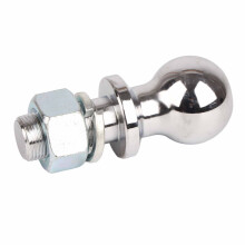 Anhängerkupplungskugel 1-7/8 Zoll Glänzend, rostfrei, kompaktes und robustes Metall
