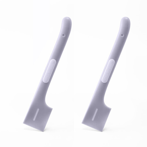 Pet Spoon 2-Piece Grey, Pet Feeding Spoon Set For Pets
