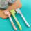 Pet Spoon 2-Piece Grey, Pet Feeding Spoon Set For Pets 4