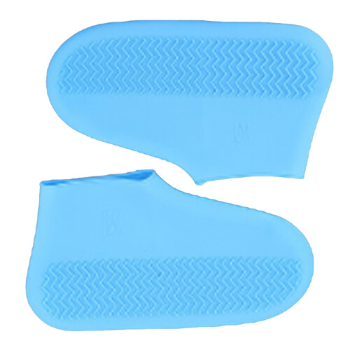 Wasserdichter Silikon-Schuhüberzug Blau S 2
