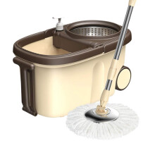 Mop Spin Mop 360-Degree Self-Spinning, Washable Microfiber Mop Head, Easy To Use And Store