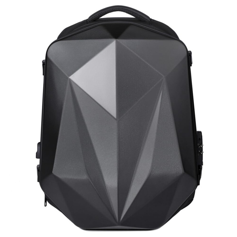Hard Shell Laptop Backpack Waterproof Anti Theft Computer Backpack For Gaming And Business Fits 15.6 Inch Laptop Black 9067246336387