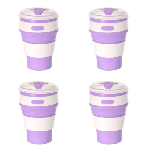 CNNOTEPAD - Lichte siliconen opvouwbare reisbeker - campingbeker