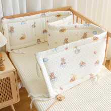 Cot Protector Bumper Breathable Mesh Cot Bumper Liner 100x28cm For Cot Bed Headboard Protector B04