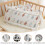 Cot Protector Bumper Breathable Mesh Cot Bumper Liner 100x28cm For Cot Bed Headboard Protector B04 4