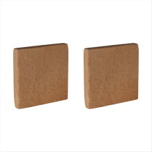 2 stuks kokoskorrels, kokosvezels, voedingsstof voor planten, geperste basis