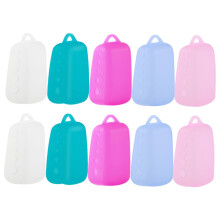 Toothbrush Head Covers Travel Case Silicone Ventilated Hollow Design 10-Pack Compatible With Most Brush Heads